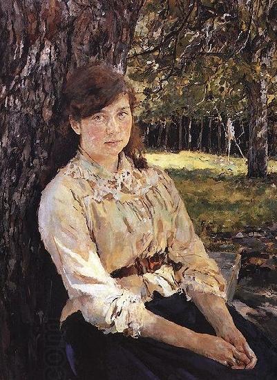 Valentin Serov Girl in the Sunlight Portrait of Maria Simonovich China oil painting art